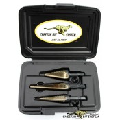 Multi Hole Step Drills 3pc (1/8 to 1-1/8)