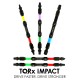 TQRx iMPACT T25/SQ2 Star/Torx® & Square Double Ended Impact Bit 5/pk