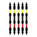 TQRx iMPACT T25/PH2 Star/Torx® & Phillips Double Ended Impact Bit 5/pk