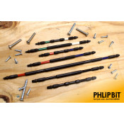PHLiPBiT Double End Impact Drive Bit 4-6-10 No 2 (3pc Set)