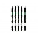 PHLiPBiT 4" Square/Phillips No.1 Double Ended Impact Drive Bits (5/pk)