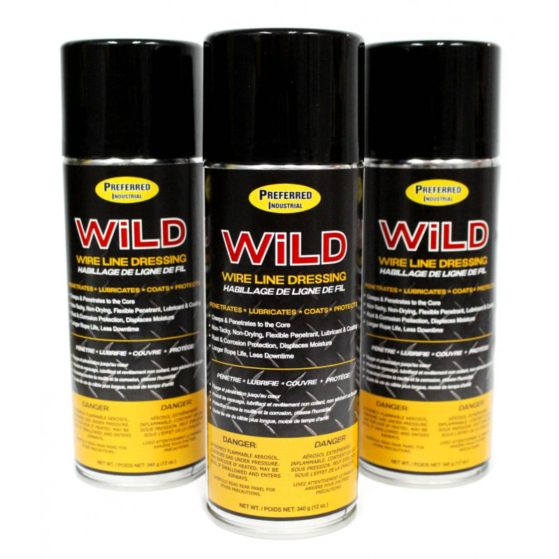 WiLD Penetrating Chain & Cable Wire Rope Lubricant Spray 12/pk Canada